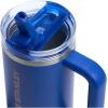 imageSTANLEY Quencher ProTour Flip Straw Tumbler with Leakproof Lid  BuiltIn Straw ampamp Handle  Cupholder Compatible for Travel  Insulated Stainless Steel Cup  BPAFreeOasis Royal Blue