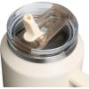 imageSTANLEY Quencher ProTour Flip Straw Tumbler with Leakproof Lid  BuiltIn Straw ampamp Handle  Cupholder Compatible for Travel  Insulated Stainless Steel Cup  BPAFreeCream Fade