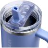 imageSTANLEY Quencher ProTour Flip Straw Tumbler with Leakproof Lid  BuiltIn Straw ampamp Handle  Cupholder Compatible for Travel  Insulated Stainless Steel Cup  BPAFreeHydrangea
