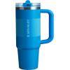imageSTANLEY Quencher ProTour Flip Straw Tumbler with Leakproof Lid  BuiltIn Straw ampamp Handle  Cupholder Compatible for Travel  Insulated Stainless Steel Cup  BPAFreeAzure Fade