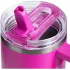 imageSTANLEY Quencher ProTour Flip Straw Tumbler with Leakproof Lid  BuiltIn Straw ampamp Handle  Cupholder Compatible for Travel  Insulated Stainless Steel Cup  BPAFreeVivid Violet Fade