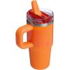 imageSTANLEY Quencher ProTour Flip Straw Tumbler with Leakproof Lid  BuiltIn Straw ampamp Handle  Cupholder Compatible for Travel  Insulated Stainless Steel Cup  BPAFreeGoldenrod Fade