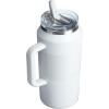 imageSTANLEY Quencher ProTour Flip Straw Tumbler with Leakproof Lid  BuiltIn Straw ampamp Handle  Cupholder Compatible for Travel  Insulated Stainless Steel Cup  BPAFreeFrost Fade