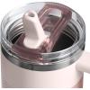 imageSTANLEY Quencher ProTour Flip Straw Tumbler with Leakproof Lid  BuiltIn Straw ampamp Handle  Cupholder Compatible for Travel  Insulated Stainless Steel Cup  BPAFreeRose Quartz Fade