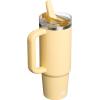 imageSTANLEY Quencher ProTour Flip Straw Tumbler with Leakproof Lid  BuiltIn Straw ampamp Handle  Cupholder Compatible for Travel  Insulated Stainless Steel Cup  BPAFreeOasis Butter Gloss