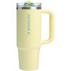 imageSTANLEY Quencher ProTour Flip Straw Tumbler with Leakproof Lid  BuiltIn Straw ampamp Handle  Cupholder Compatible for Travel  Insulated Stainless Steel Cup  BPAFreePomelo