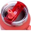 imageSTANLEY Quencher ProTour Flip Straw Tumbler with Leakproof Lid  BuiltIn Straw ampamp Handle  Cupholder Compatible for Travel  Insulated Stainless Steel Cup  BPAFreeHot Coral Fade