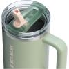 imageSTANLEY Quencher ProTour Flip Straw Tumbler with Leakproof Lid  BuiltIn Straw ampamp Handle  Cupholder Compatible for Travel  Insulated Stainless Steel Cup  BPAFreeSummer Lichen