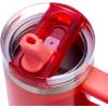 imageSTANLEY Quencher ProTour Flip Straw Tumbler with Leakproof Lid  BuiltIn Straw ampamp Handle  Cupholder Compatible for Travel  Insulated Stainless Steel Cup  BPAFreeHot Coral Fade