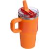 imageSTANLEY Quencher ProTour Flip Straw Tumbler with Leakproof Lid  BuiltIn Straw ampamp Handle  Cupholder Compatible for Travel  Insulated Stainless Steel Cup  BPAFreeGoldenrod Fade