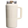 imageSTANLEY Quencher ProTour Flip Straw Tumbler with Leakproof Lid  BuiltIn Straw ampamp Handle  Cupholder Compatible for Travel  Insulated Stainless Steel Cup  BPAFreeCream Fade
