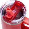 imageSTANLEY Quencher ProTour Flip Straw Tumbler with Leakproof Lid  BuiltIn Straw ampamp Handle  Cupholder Compatible for Travel  Insulated Stainless Steel Cup  BPAFreeHot Coral Fade