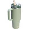 imageSTANLEY Quencher ProTour Flip Straw Tumbler with Leakproof Lid  BuiltIn Straw ampamp Handle  Cupholder Compatible for Travel  Insulated Stainless Steel Cup  BPAFreeSummer Lichen