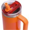 imageSTANLEY Quencher ProTour Flip Straw Tumbler with Leakproof Lid  BuiltIn Straw ampamp Handle  Cupholder Compatible for Travel  Insulated Stainless Steel Cup  BPAFreeGoldenrod Fade
