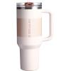 imageSTANLEY Quencher ProTour Flip Straw Tumbler with Leakproof Lid  BuiltIn Straw ampamp Handle  Cupholder Compatible for Travel  Insulated Stainless Steel Cup  BPAFreeRose Quartz Fade