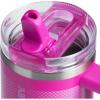 imageSTANLEY Quencher ProTour Flip Straw Tumbler with Leakproof Lid  BuiltIn Straw ampamp Handle  Cupholder Compatible for Travel  Insulated Stainless Steel Cup  BPAFreeVivid Violet Fade
