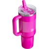 imageSTANLEY Quencher ProTour Flip Straw Tumbler with Leakproof Lid  BuiltIn Straw ampamp Handle  Cupholder Compatible for Travel  Insulated Stainless Steel Cup  BPAFreeVivid Violet Fade
