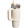 imageSTANLEY Quencher ProTour Flip Straw Tumbler with Leakproof Lid  BuiltIn Straw ampamp Handle  Cupholder Compatible for Travel  Insulated Stainless Steel Cup  BPAFreeCream Fade