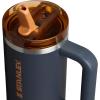 imageSTANLEY Quencher ProTour Flip Straw Tumbler with Leakproof Lid  BuiltIn Straw ampamp Handle  Cupholder Compatible for Travel  Insulated Stainless Steel Cup  BPAFreeTwilight VRT