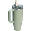 imageSTANLEY Quencher ProTour Flip Straw Tumbler with Leakproof Lid  BuiltIn Straw ampamp Handle  Cupholder Compatible for Travel  Insulated Stainless Steel Cup  BPAFreeSummer Lichen