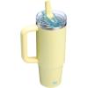 imageSTANLEY Quencher ProTour Flip Straw Tumbler with Leakproof Lid  BuiltIn Straw ampamp Handle  Cupholder Compatible for Travel  Insulated Stainless Steel Cup  BPAFreePomelo
