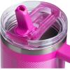 imageSTANLEY Quencher ProTour Flip Straw Tumbler with Leakproof Lid  BuiltIn Straw ampamp Handle  Cupholder Compatible for Travel  Insulated Stainless Steel Cup  BPAFreeVivid Violet Fade