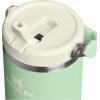 imageStanley IceFlow 20 Flip Straw Tumbler with Handle 30 oz  Twist On Lid and Flip Up Straw  Leak Resistant Water Bottle  Insulated Stainless Steel  BPAFree  ToastPistachio