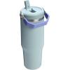 imageStanley IceFlow 20 Flip Straw Tumbler with Handle 30 oz  Twist On Lid and Flip Up Straw  Leak Resistant Water Bottle  Insulated Stainless Steel  BPAFree  ToastExclusive Blue Catus