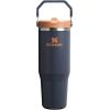 imageStanley IceFlow 20 Flip Straw Tumbler with Handle 30 oz  Twist On Lid and Flip Up Straw  Leak Resistant Water Bottle  Insulated Stainless Steel  BPAFree  ToastTwilight