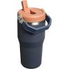 imageStanley IceFlow 20 Flip Straw Tumbler with Handle 30 oz  Twist On Lid and Flip Up Straw  Leak Resistant Water Bottle  Insulated Stainless Steel  BPAFree  ToastTwilight