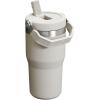 imageStanley IceFlow 20 Flip Straw Tumbler with Handle 30 oz  Twist On Lid and Flip Up Straw  Leak Resistant Water Bottle  Insulated Stainless Steel  BPAFree  ToastAsh