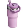 imageStanley IceFlow 20 Flip Straw Tumbler with Handle 30 oz  Twist On Lid and Flip Up Straw  Leak Resistant Water Bottle  Insulated Stainless Steel  BPAFree  ToastLilac