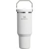 imageStanley IceFlow 20 Flip Straw Tumbler with Handle 30 oz  Twist On Lid and Flip Up Straw  Leak Resistant Water Bottle  Insulated Stainless Steel  BPAFree  ToastFrost