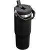 imageStanley IceFlow 20 Flip Straw Tumbler with Handle 30 oz  Twist On Lid and Flip Up Straw  Leak Resistant Water Bottle  Insulated Stainless Steel  BPAFree  ToastBlack 20
