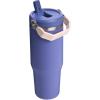 imageStanley IceFlow 20 Flip Straw Tumbler with Handle 30 oz  Twist On Lid and Flip Up Straw  Leak Resistant Water Bottle  Insulated Stainless Steel  BPAFree  ToastExclusive Lupine