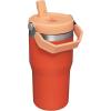 imageStanley IceFlow 20 Flip Straw Tumbler with Handle 30 oz  Twist On Lid and Flip Up Straw  Leak Resistant Water Bottle  Insulated Stainless Steel  BPAFree  ToastTigerlily