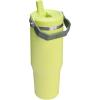 imageStanley IceFlow 20 Flip Straw Tumbler with Handle 30 oz  Twist On Lid and Flip Up Straw  Leak Resistant Water Bottle  Insulated Stainless Steel  BPAFree  ToastSummer Prickly Pear