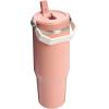 imageStanley IceFlow 20 Flip Straw Tumbler with Handle 30 oz  Twist On Lid and Flip Up Straw  Leak Resistant Water Bottle  Insulated Stainless Steel  BPAFree  ToastExclusive Sienna