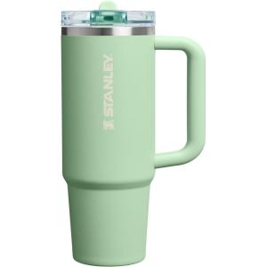 imageSTANLEY Quencher ProTour Flip Straw Tumbler with Leakproof Lid  BuiltIn Straw ampamp Handle  Cupholder Compatible for Travel  Insulated Stainless Steel Cup  BPAFreePistachio