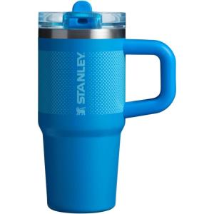 imageSTANLEY Quencher ProTour Flip Straw Tumbler with Leakproof Lid  BuiltIn Straw ampamp Handle  Cupholder Compatible for Travel  Insulated Stainless Steel Cup  BPAFreeAzure Fade