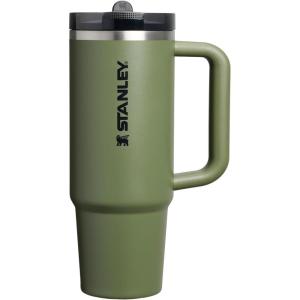 imageSTANLEY Quencher ProTour Flip Straw Tumbler with Leakproof Lid  BuiltIn Straw ampamp Handle  Cupholder Compatible for Travel  Insulated Stainless Steel Cup  BPAFreeDried Pine VRT