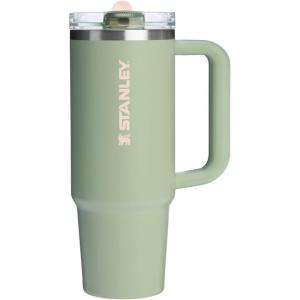 imageSTANLEY Quencher ProTour Flip Straw Tumbler with Leakproof Lid  BuiltIn Straw ampamp Handle  Cupholder Compatible for Travel  Insulated Stainless Steel Cup  BPAFreeSummer Lichen