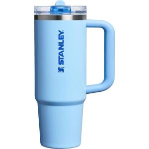 imageSTANLEY Quencher ProTour Flip Straw Tumbler with Leakproof Lid  BuiltIn Straw ampamp Handle  Cupholder Compatible for Travel  Insulated Stainless Steel Cup  BPAFreeOasis Cornflower Gloss