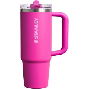 imageSTANLEY Quencher ProTour Flip Straw Tumbler with Leakproof Lid  BuiltIn Straw ampamp Handle  Cupholder Compatible for Travel  Insulated Stainless Steel Cup  BPAFreeViolet Blossom