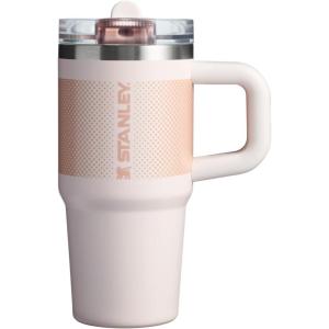 imageSTANLEY Quencher ProTour Flip Straw Tumbler with Leakproof Lid  BuiltIn Straw ampamp Handle  Cupholder Compatible for Travel  Insulated Stainless Steel Cup  BPAFreeRose Quartz Fade