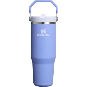 imageStanley IceFlow 20 Flip Straw Tumbler with Handle 30 oz  Twist On Lid and Flip Up Straw  Leak Resistant Water Bottle  Insulated Stainless Steel  BPAFree  ToastHydrangea