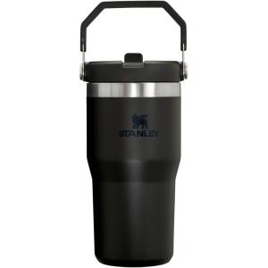 imageStanley IceFlow 20 Flip Straw Tumbler with Handle 30 oz  Twist On Lid and Flip Up Straw  Leak Resistant Water Bottle  Insulated Stainless Steel  BPAFree  ToastBlack 20