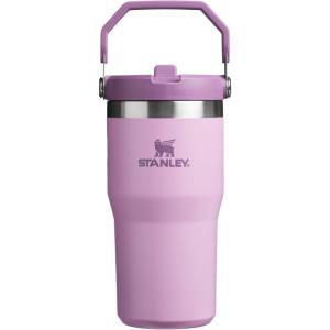 imageStanley IceFlow 20 Flip Straw Tumbler with Handle 30 oz  Twist On Lid and Flip Up Straw  Leak Resistant Water Bottle  Insulated Stainless Steel  BPAFree  ToastLilac