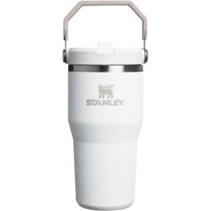 imageStanley IceFlow 20 Flip Straw Tumbler with Handle 30 oz  Twist On Lid and Flip Up Straw  Leak Resistant Water Bottle  Insulated Stainless Steel  BPAFree  ToastFrost