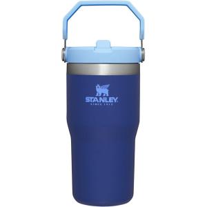 imageStanley IceFlow 20 Flip Straw Tumbler with Handle 30 oz  Twist On Lid and Flip Up Straw  Leak Resistant Water Bottle  Insulated Stainless Steel  BPAFree  ToastLapis